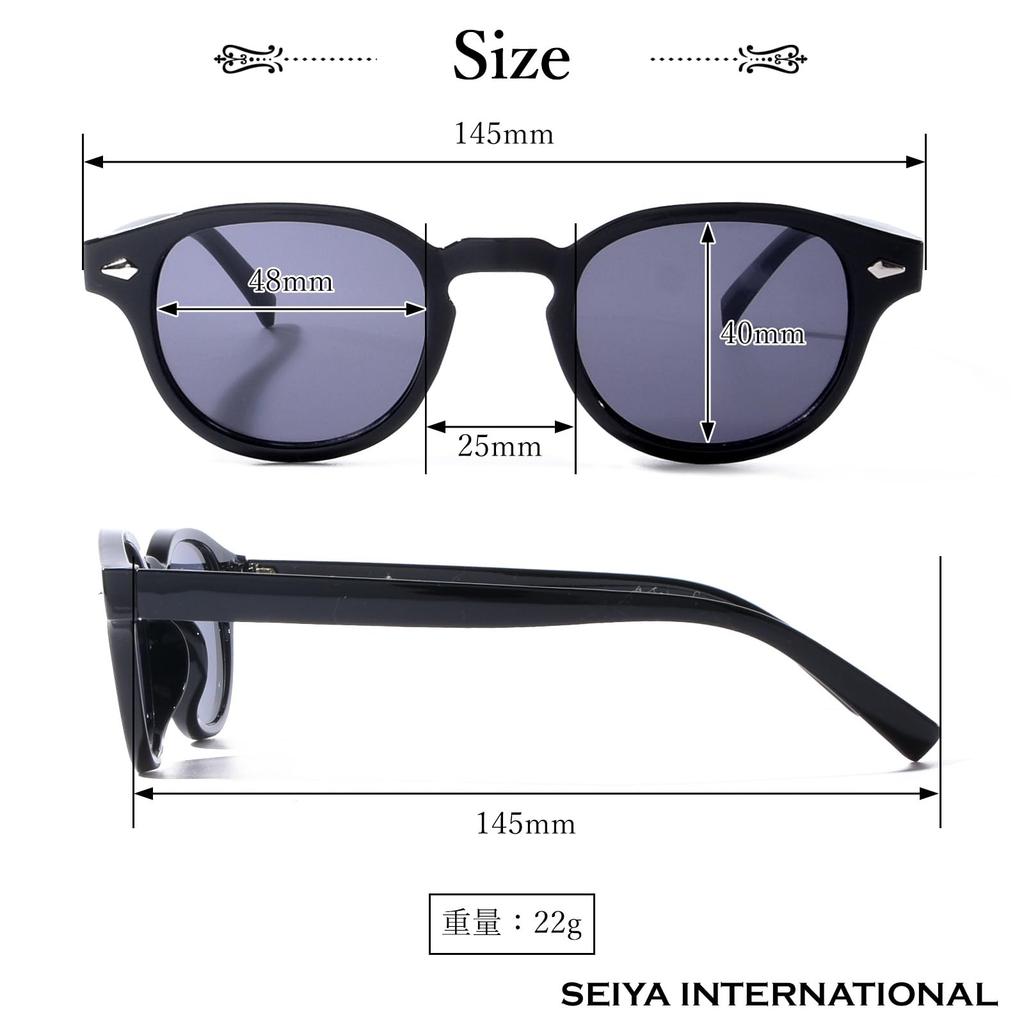 Stylish Sunglasses Wellington UV Protection [SEIYA INTERNATIONAL] Men's (Orange Gradient)