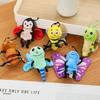 9cm Cartoon Animal Plush Finger Puppet Insect Zoo Animal Interactive Plushie Tell Story Butterfly Bee Dragonfly Ant Panda Hippo