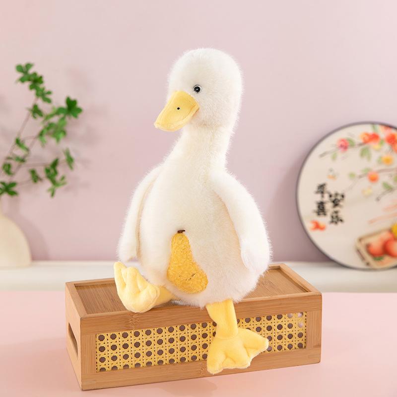 Cute Pear Big Plush Toy Children Sleeping Throw Pillow Office Decompression Ornament Company Event Gift Duck