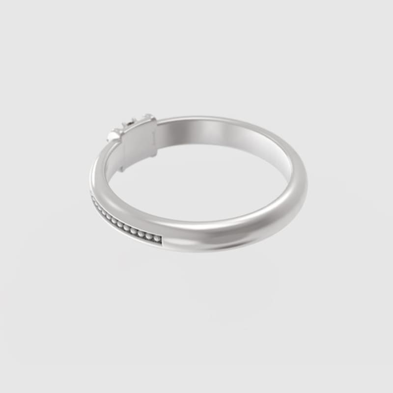 MUSEE.ART Saint cubic couple ring(women)
