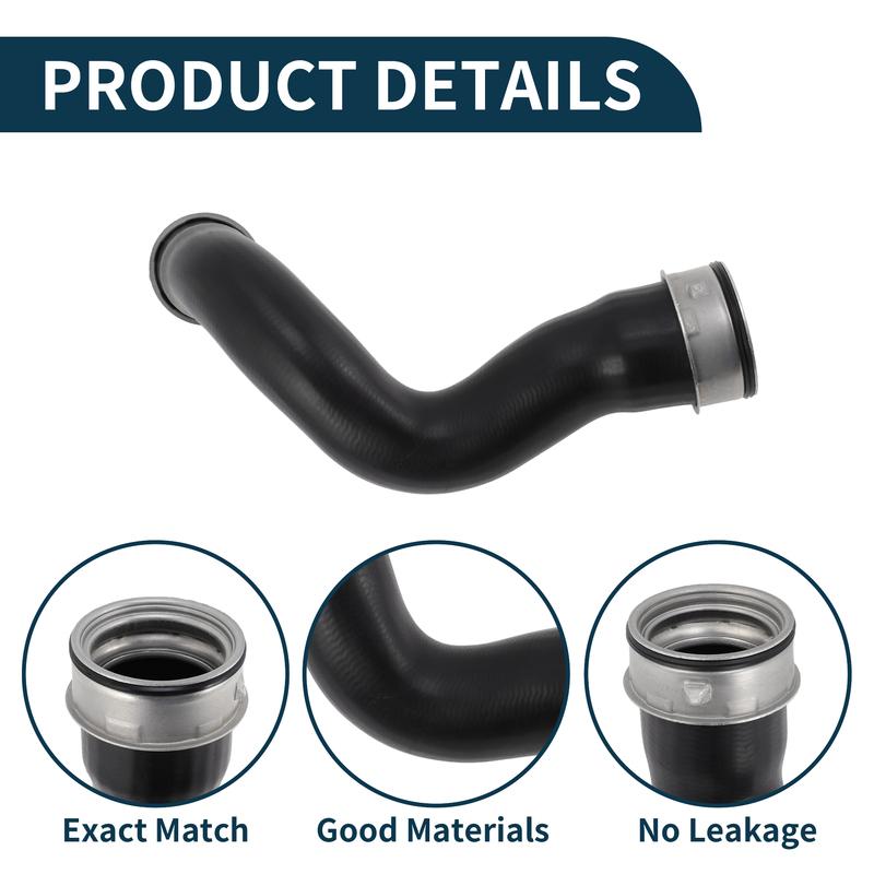 X Autohaux Radiator Hose Heater Hose for Volkswagen Transporter T5 1.9 TDI 2003-2009 No.7H0145980G Rubber Turbocharger Pipe