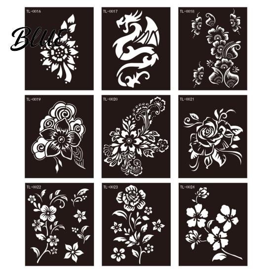 DIY Henna Stencil Tattoo Stencil Reusable Tattooing Template