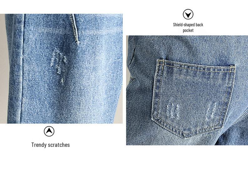 Xi Guizi 2022 Herbst Umstands-Haremjeans mit Bauchstütze