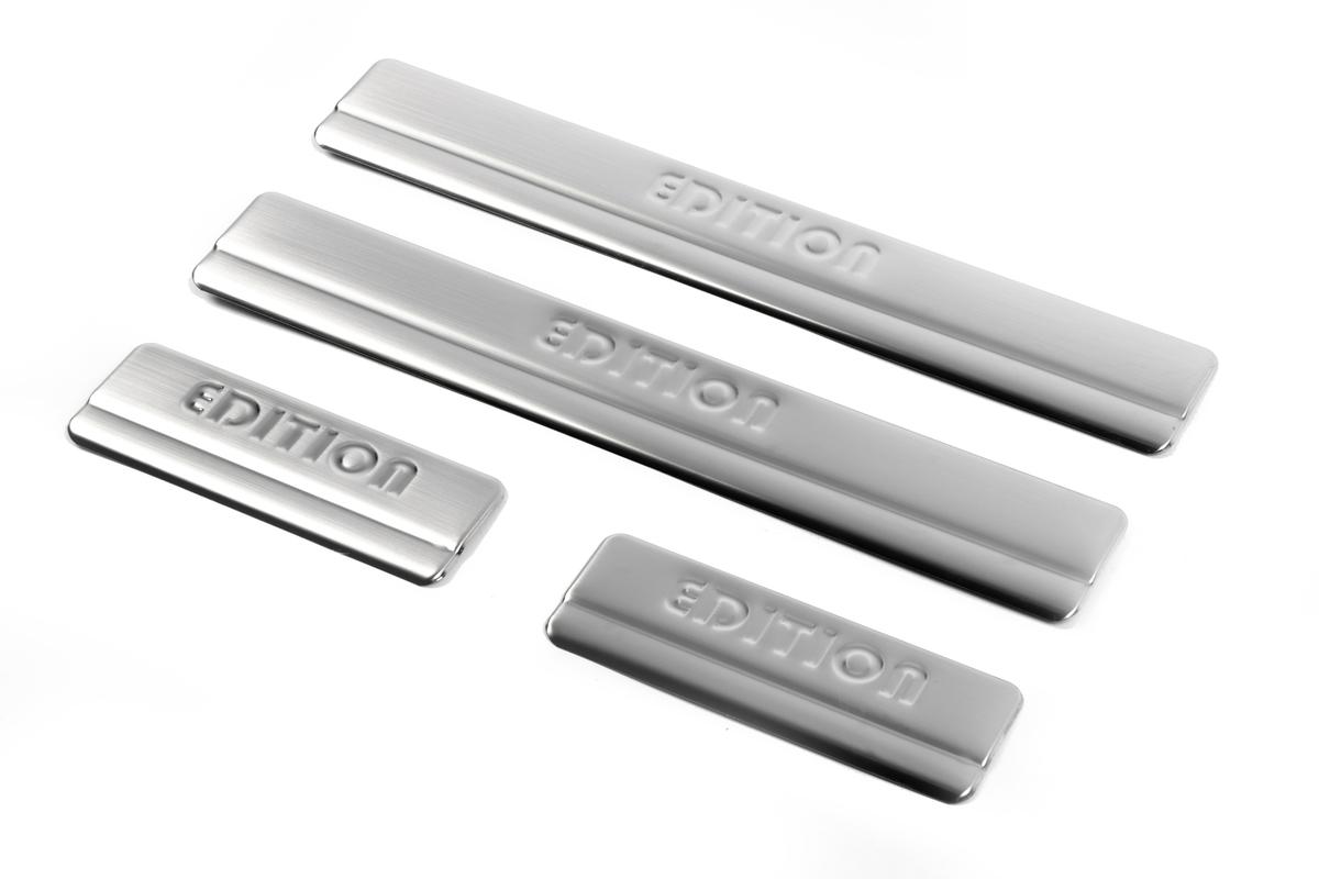 

Накладки на пороги OmsaLine (4 шт., нерж.) для Ford Fusion 2002-2009 гг