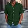 Men's Summer Casual Relaxed Fit Loose Shirt for Everyday Wear
