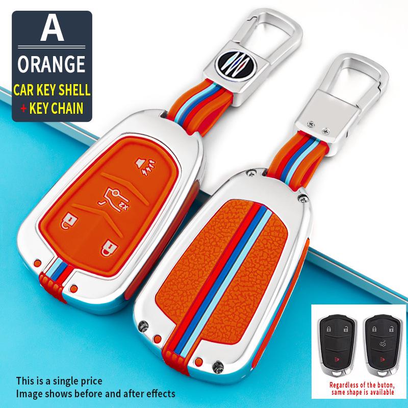 Silicone Remote Key Fob Cover for Cadillac XT5, CT6, XTS, XT4, and ATSL - Creative Design for Men and Women