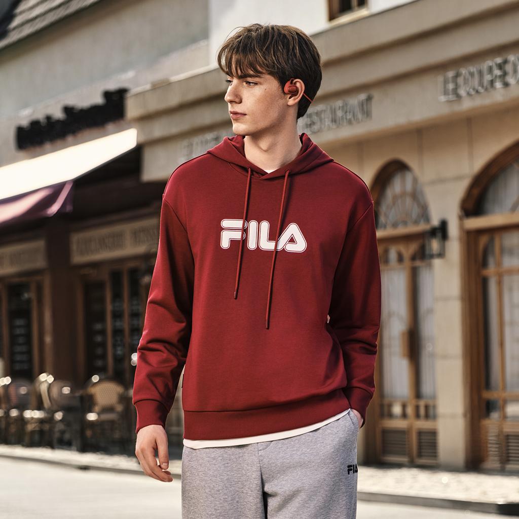 Fila ORIGINALE Sweatshirt Unisex Dark Umber Burgundy F51U539203F-WI