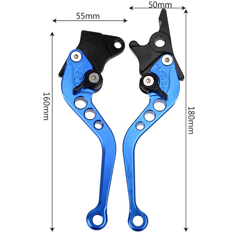 For Alloy Lever Modification Drum Brake Clutch Motorcycle Fit Handle Pair Motorbike Brake 1 Motorcycle Universal