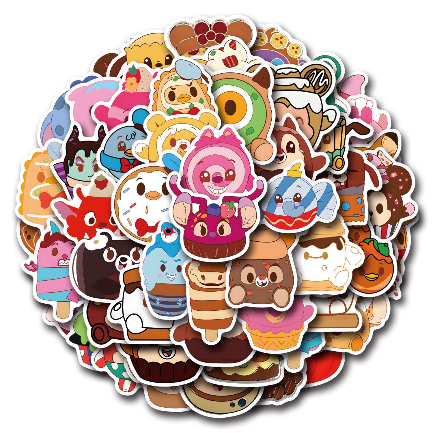 

50 New Munchlings Doodle Stickers for Suitcase and Phone Decoration