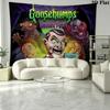 Creepy Puppet Pattern Home Decor Tapestry, Wall Hanging, Decorative RV Wall Cloth.NGT0928424