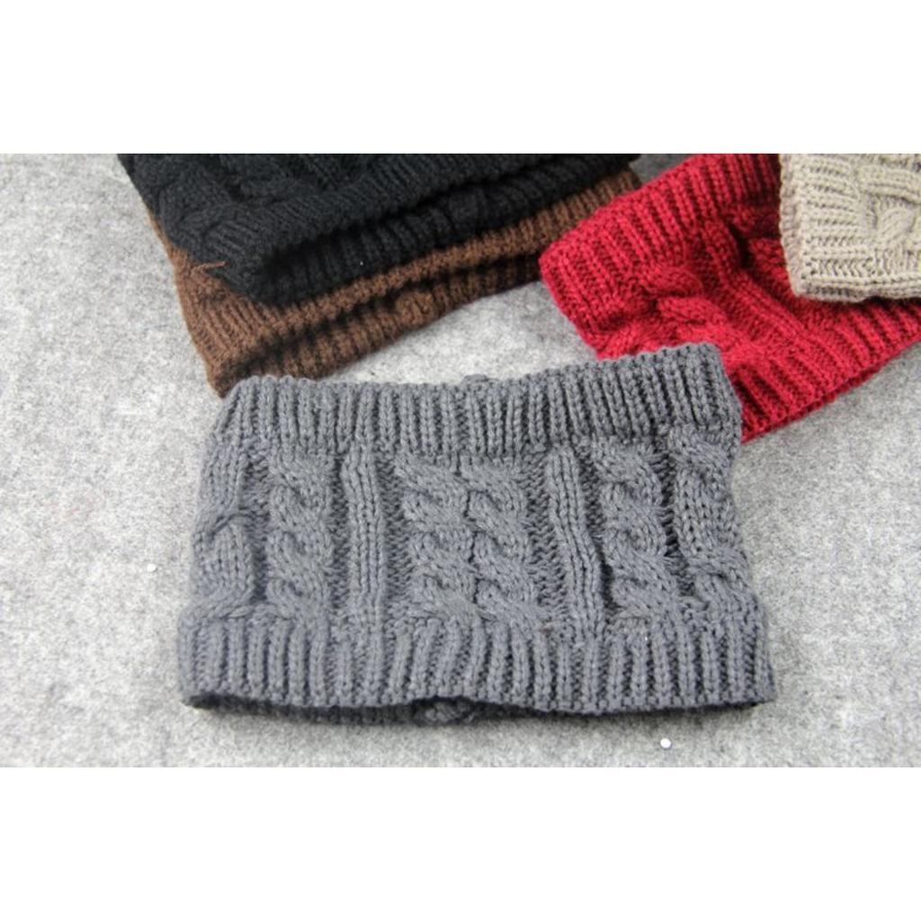 Automne et Hiver, Sans Toit, Tricot de Torsades de Pâte Frite, Bonnet en Laine, Bandeau, Bandeau Chaud