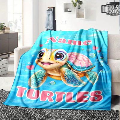 Home Blanket Turtles Fashion Blanket Used For Home Gift Soft And Warm Giving Friends And Relatives Birthday Gifts Graduation Gifts Preferredt45