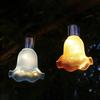 LED Solar Lamp Ballet Skirt Shape Hanging Lights Outdoor Tent Camping Lights For Christmas Wedding Party Decor Atmosphere Lights