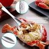 Crab Leg Crackers and Tools - Lobster Crackers and Picks Set Shellfish Crab Claw Cracker Stainless Steel Seafood Crackers & Forks - lobster tools