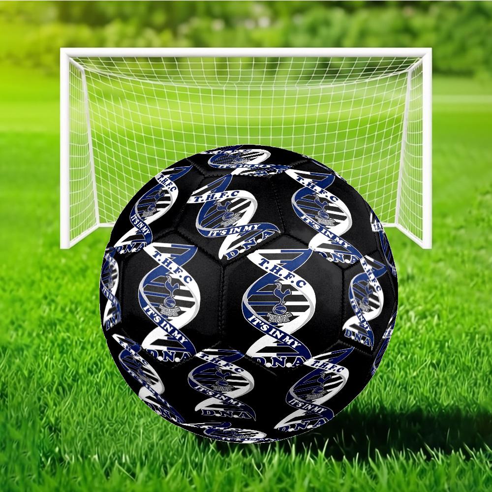 Tottenham F.C Size 5 Soccer Balls, Anti-Slip, Protective Football, Outdoor Sport, Practice Games, Birthdays Gift Suitable for Fan