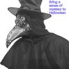 Cosplay Halloween Event Props Funny Medieval Steampunk Plague Doctor Bird Mask Long Nose Beak Latex Punk Masks Beak Accessories