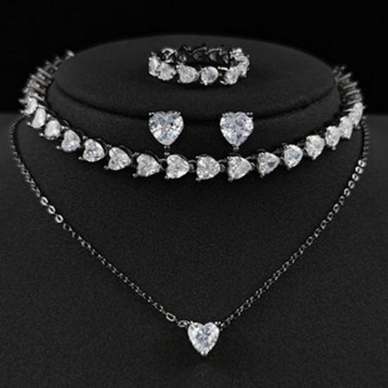 Women's Adjustable Open Design Light Luxury Ring & Bracelet Set