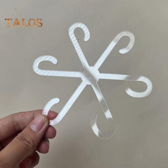 Plant Stem Support Hooks Acrylic Plant Vine Holders Waterproof Plant Stem Hook Trellis for Garden Plants Potted Plants