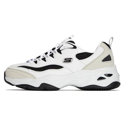 DLites 4.0 Tè al Latte Orso Antiscivolo Durevole Basse Scarpe da Papà Sneaker Donna Bianco Nero 896122-WBK