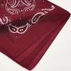 Trifong Paisley Bandana Red Handkerchief Adults 100% Cotton 55cm x 55cm Wine Red