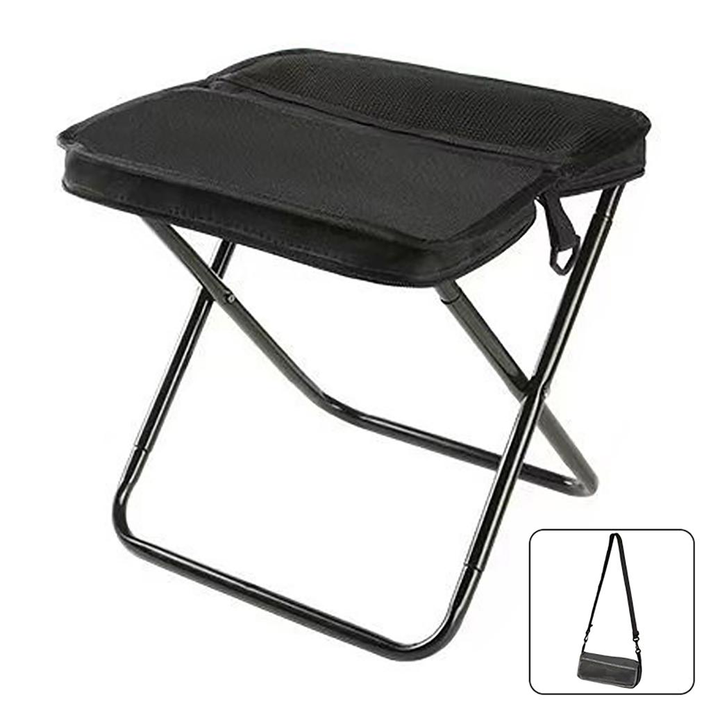 Portable Mini Folding Backpack Stool Outdoor Adjustable Chair with Carry Bag Lightweight Camping Hiking Folding Fishing Stools