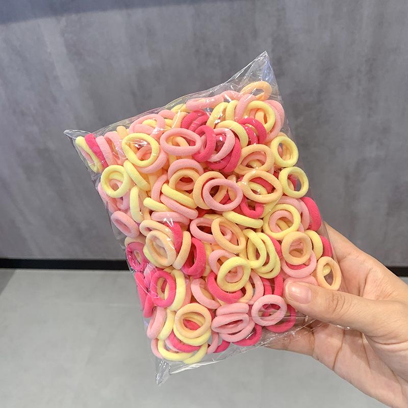 Elastic Hair Tie for Children and Women - Soft, Hair-Friendly Rubber Bands for Little Girls and Babies