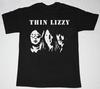 Thin Lizzy kapela Pánské tričko Černé Unisex Bavlna Všechny velikosti 84 Unisex tričko