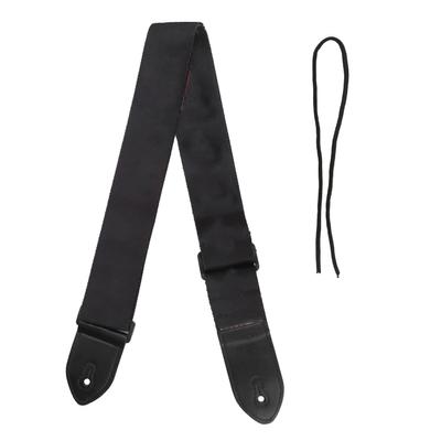 Guitar Strap Shoulder Printed Painted Adjustable Accessory with PU Leather End for Acoustic