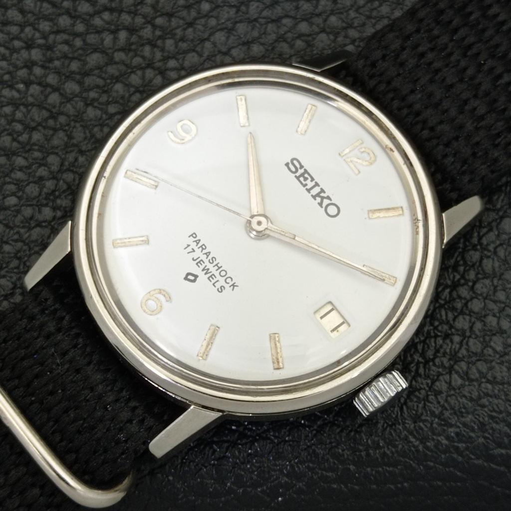 VINTAGE SEIKO SLIM HAND-WINDING JAPAN SEIKOSHA 957 MENS WRIST WATCH a436442-2 R129-a436442