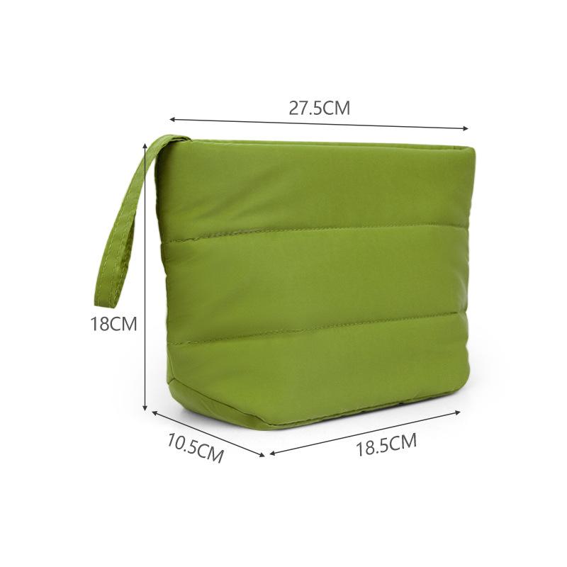 Multi-functional Lightweight Travel Makeup Bag with Large Capacity and Multi-layer Compartments