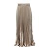 Solid Color Elastic Waist Bag Hip Skirt Pure Color Elastic Waist