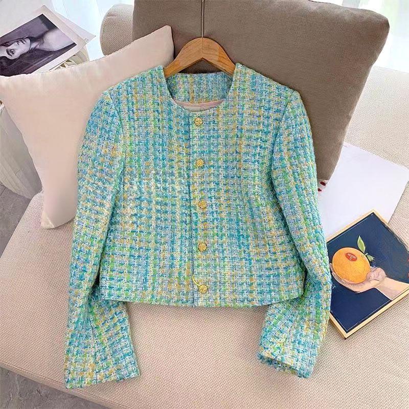 

Короткое женское пальто весна/осень с причудливым цветочным узором, воплощающее изысканность и стиль XL