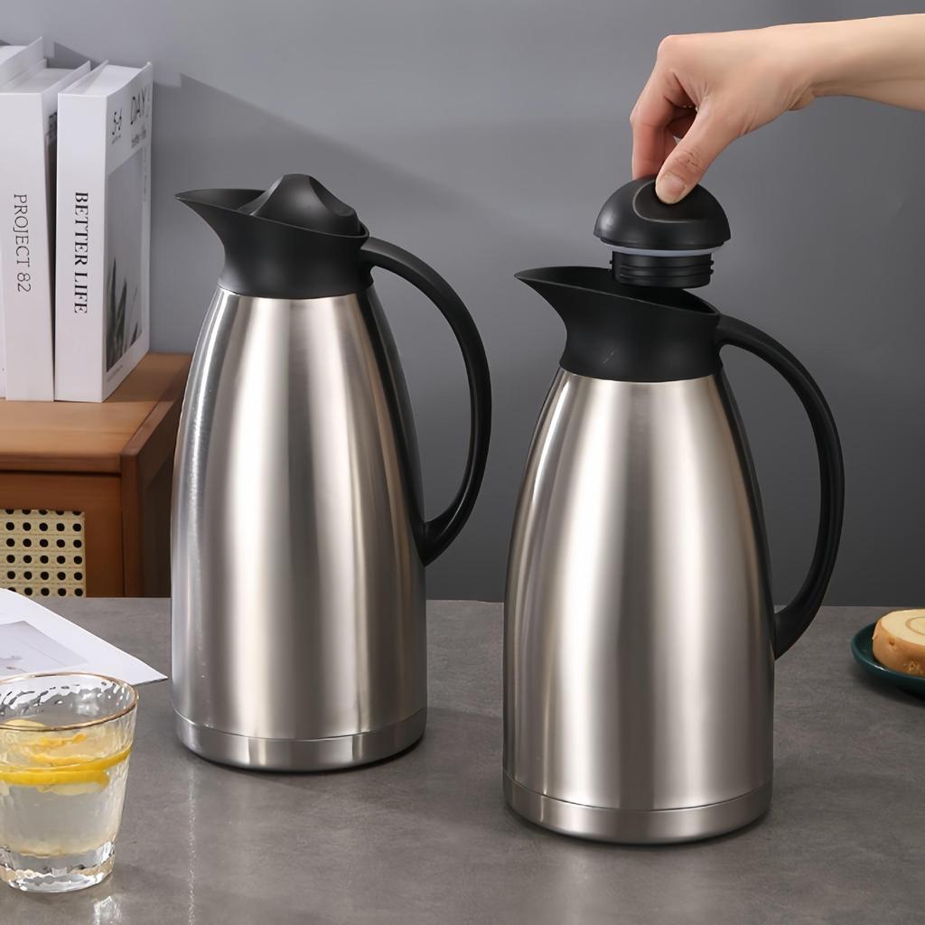 High-Quality Stainless Steel Thermos Flask - Large Capacity Double-Layer Vacuum Insulated Hot Water Bottle Ji Gong Pot