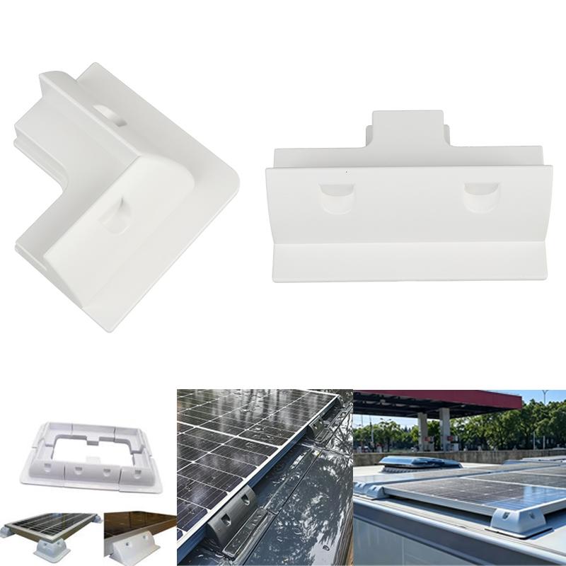 Solar Panel Mounting Bracket Installed In Rv Caravan Camper Deck Of Yacht Abs Plastic Waterproof Solar Support