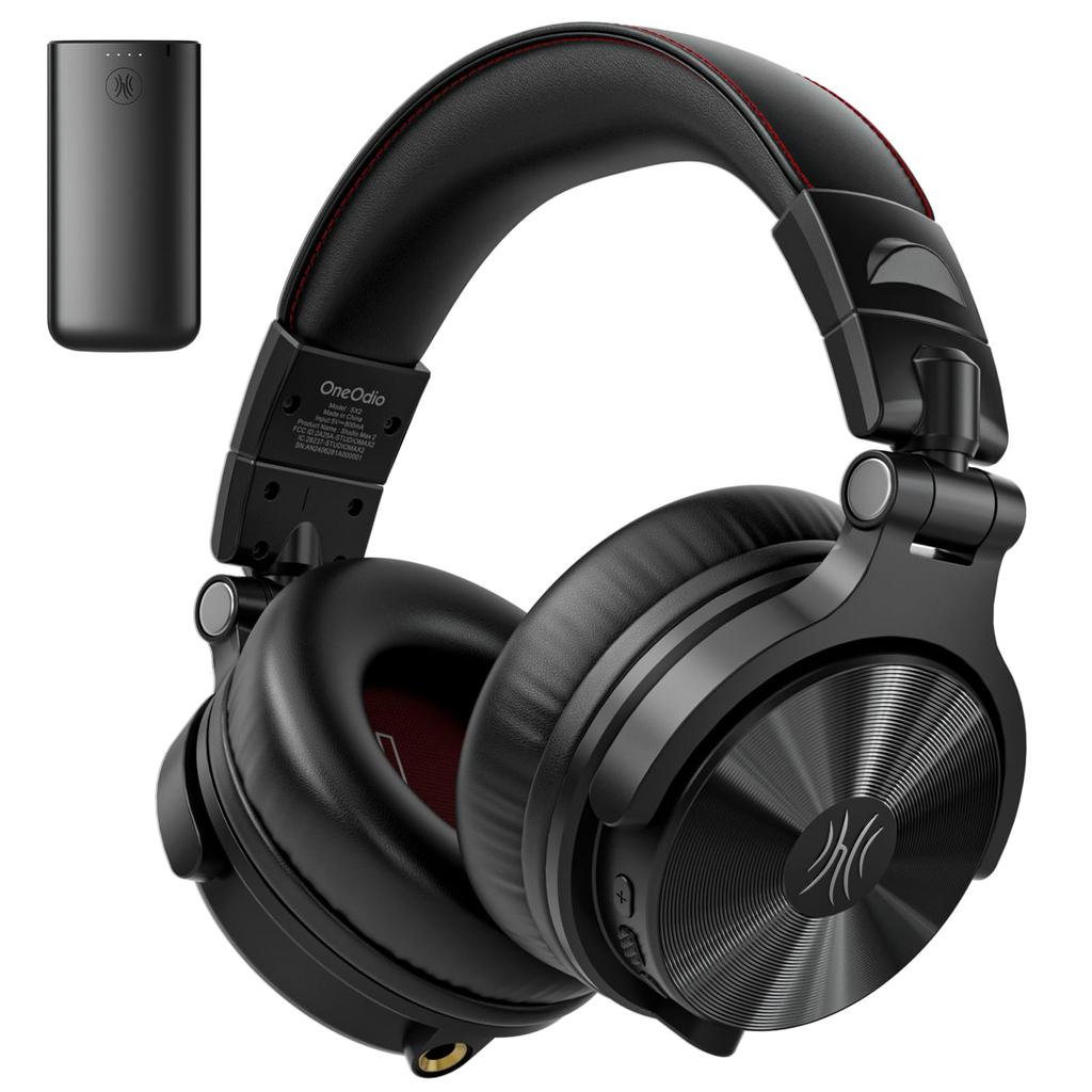 OneOdio Studio Max 2 Wireless DJ 9ms Low 120 Hours Battery Bluetooth Ideal for Musical Instrument Practice Headphones, Latency, Life, 6.0, LDAC,
