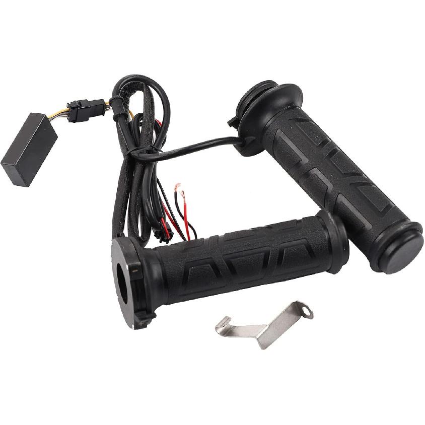 Heated Grips Motorcycle Handlebar Grips 1 Pair 22mm(7/8 ) , Electric Fast Heated Handlebar Grips, Universal Motorbike Handlebar Grips for Motorcycle