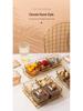 Creative Plastic Snack Compartment Plate for Living Room or Bar Use