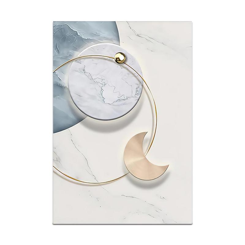 Luxury Geometry Canvas Painting Poster New Wall Art Print Decorative Picture Modern Living Room Home Decor Unframed