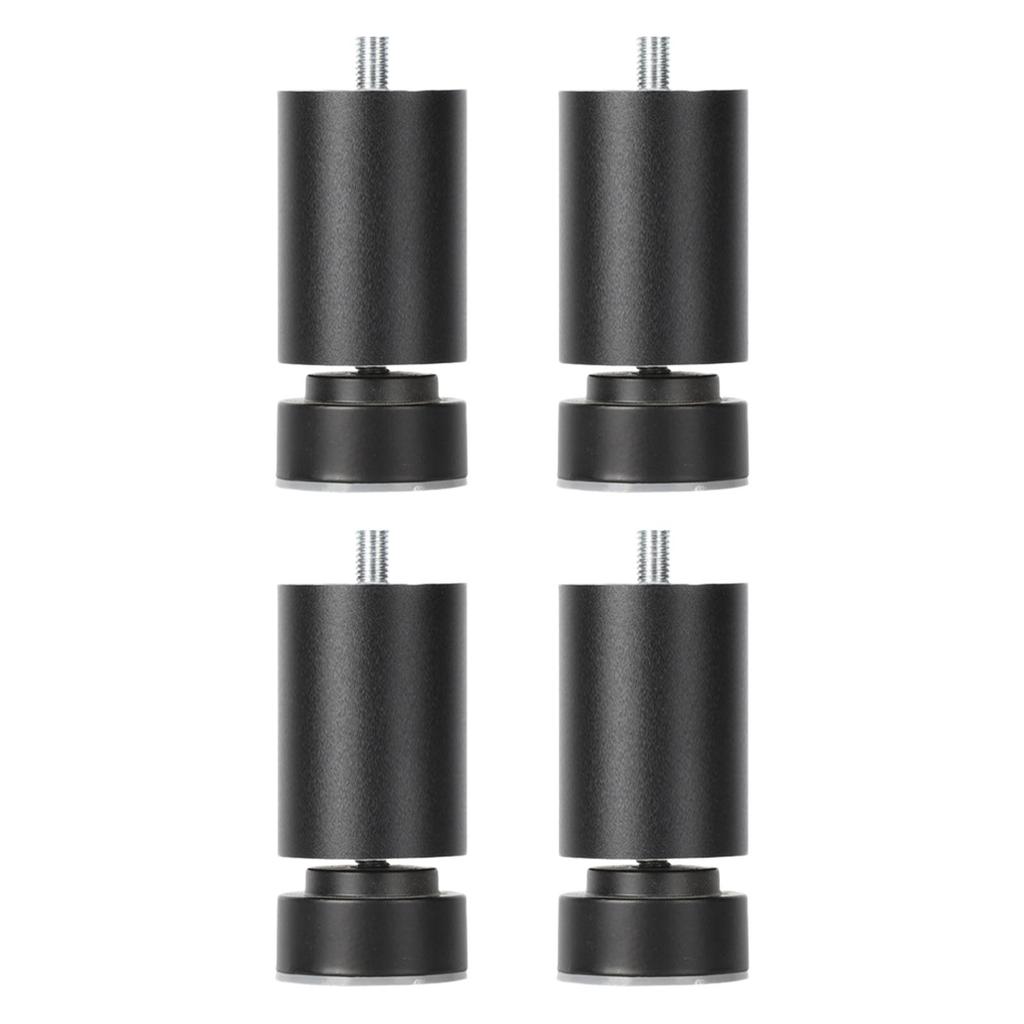 4x Sofa Legs Alloy Adjustable Heavy Duty Table Feet M10 Metal Furniture Legs for Bathroom Dining Table Wardrobes Couch Sofas