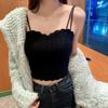 WTEMPO Women's Suspender Vest with Bra Underlay Ice Silk Bra Bra Bra Women's Top Thin Fashion