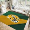 Tappeto in Velluto Cristallo Design Green Bay Packers Accogliente Non?Tappeto Stampato Antiscivolo per Camera da Letto Soggiorno Ingresso