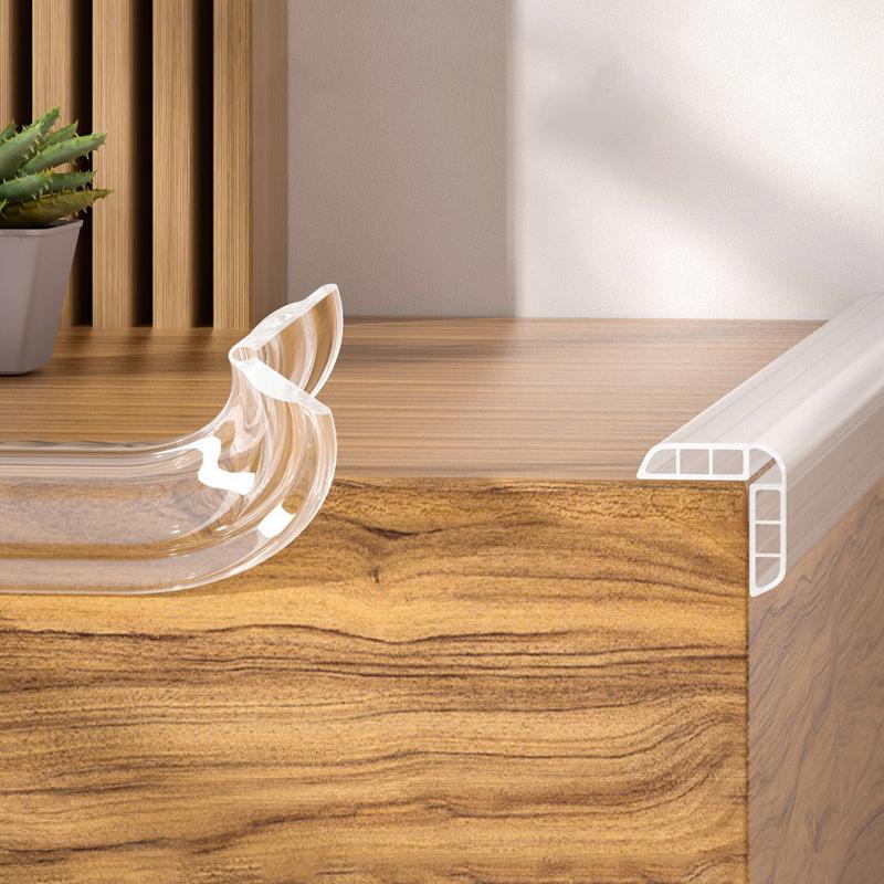 2Mx38/48/58mm Clear Table Edge Guard Furniture Corner Protector Strip Baby Safety Anti-Collision Strip Anti-bump Soft Bumper
