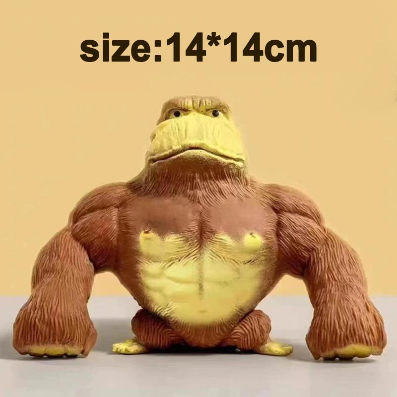 Kids Adults New Antistress Orangutan Fidget Toys Squishy Elastic Monkey Funny Decompression Gorilla Stress Relief Games Toy