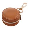 Portable Mini Round Jewelry Box Minimalist Gifts Jewelry Storage Case Keychain Travel Bag Pendant Bag Accessories
