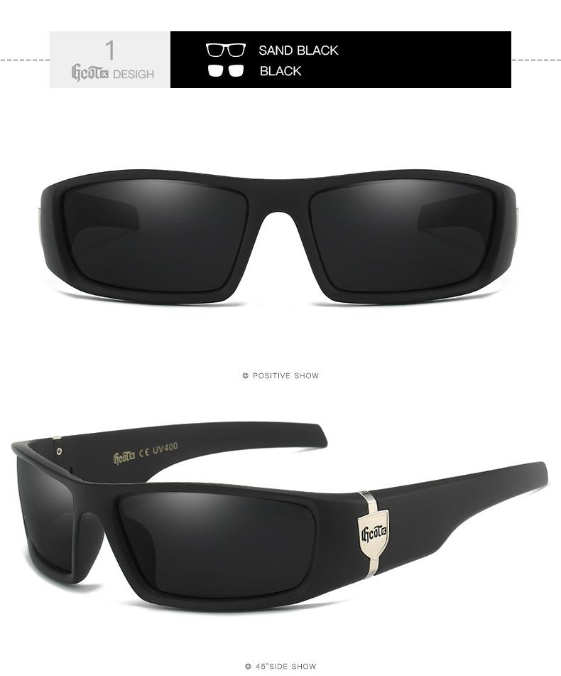 

GCOTX Hip Hop Chicano Style Polarized Driving Sunglasses West Coast Biker Summer Fashion