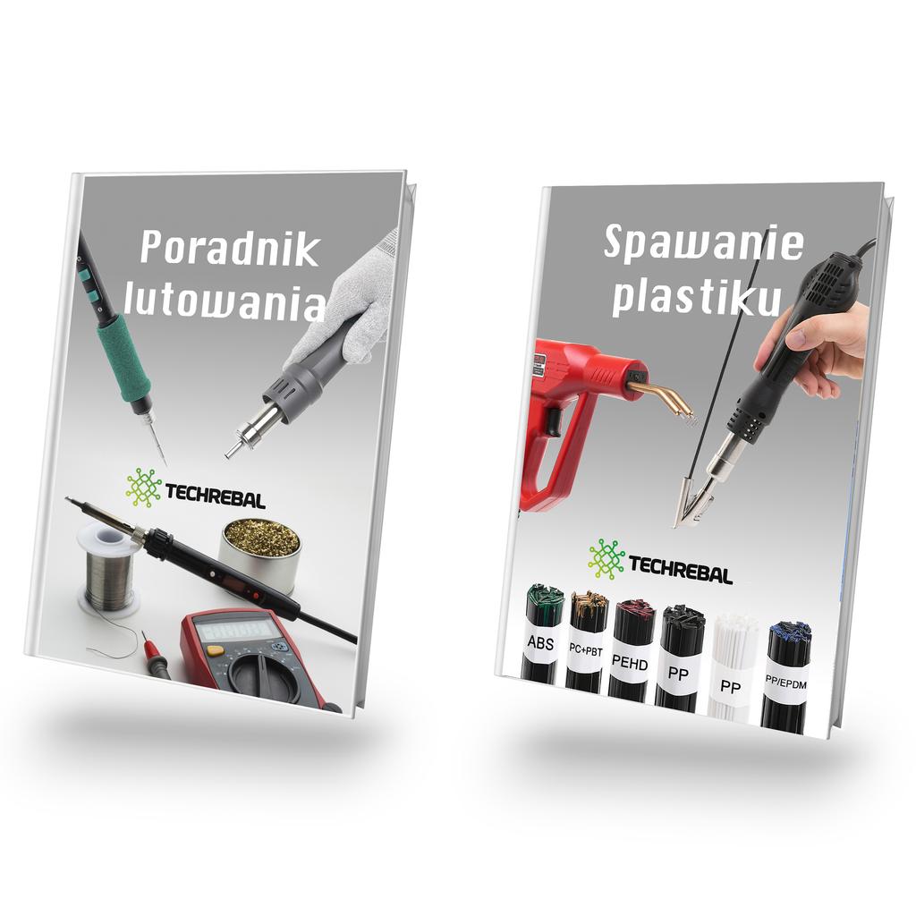 Lasapparaat Techrebal 8586D Met Set Onderdelen Voor Het Lassen Van Plastic