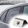Universal Wind Rain Deflector Channel New Metal Retaining Clips Stainless Steel Car Wind Rain Deflector Sned Clips Clamp
