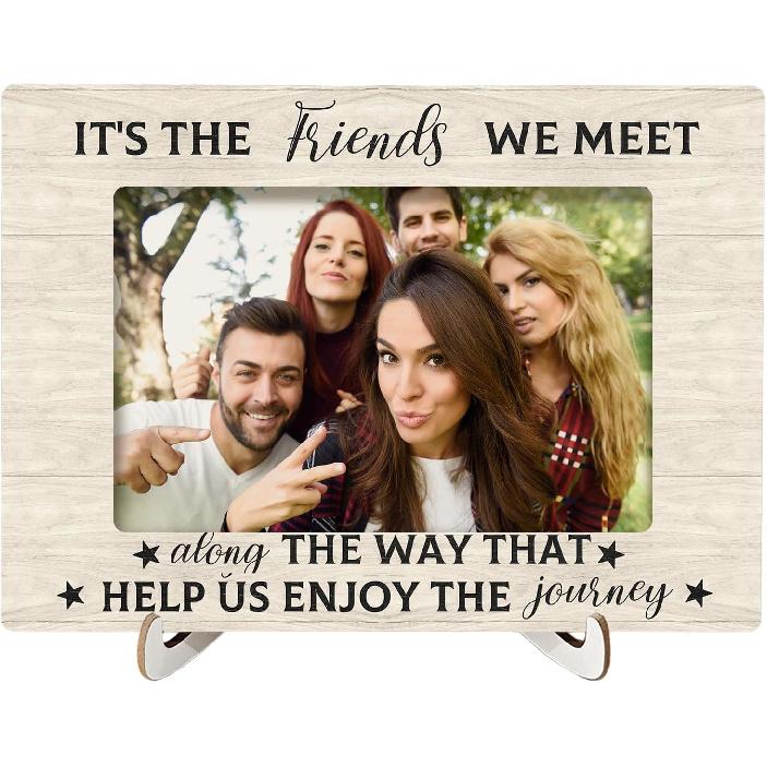Friends Picture Frame 4x6 - Friendship Gifts for Women, Gifts for Best Friend Women, Friendship Gift for Bestie, Thank You Gift for Friends, Friend Friend-03