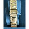 Used Citizen Eco-Drive Diamond Watch Gold Color Box with Instruction Manual