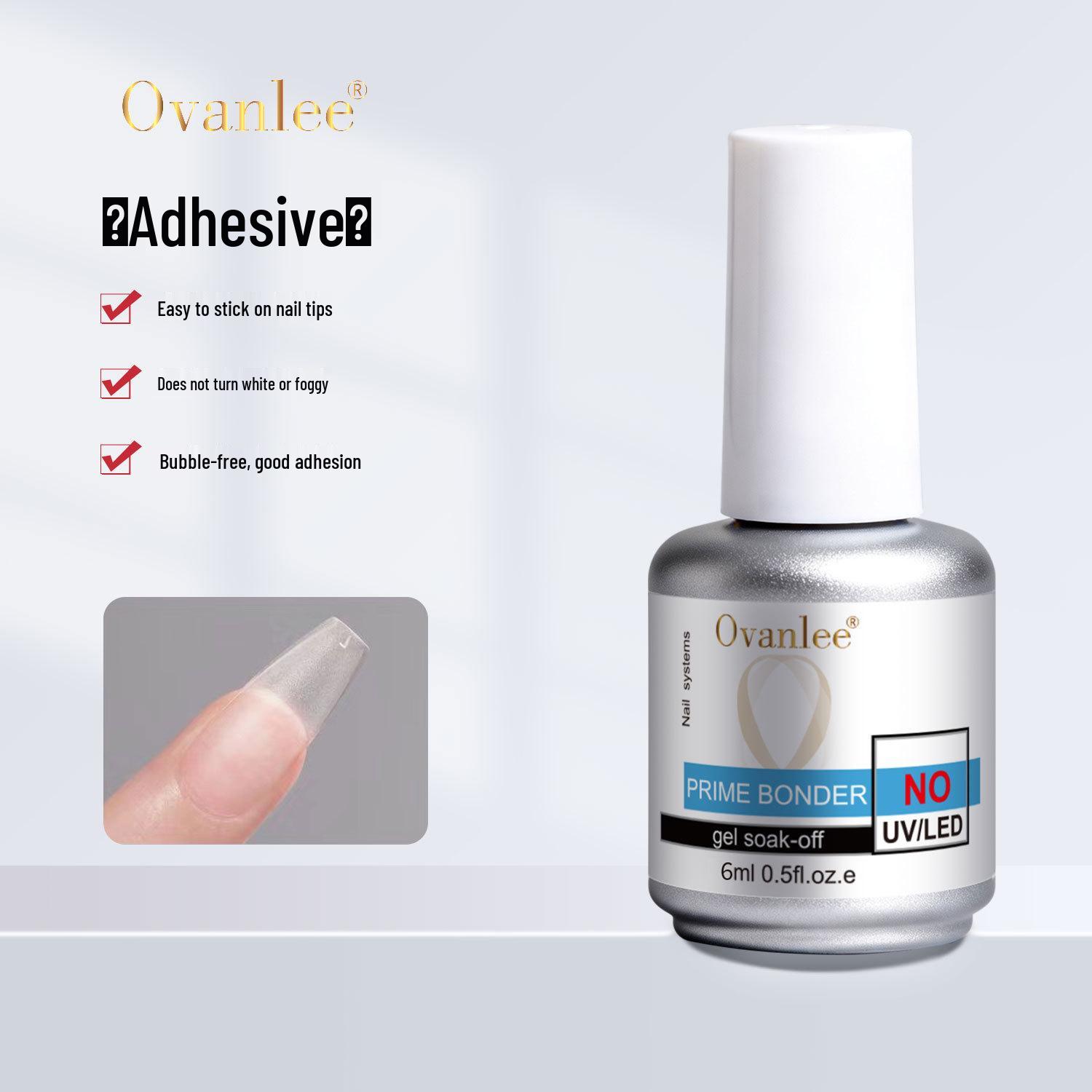 Ovanlee Anti-warping Nail Adhesive: Super Sticky Base Coat & Balancing Gel